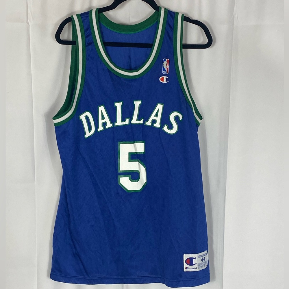 Vintage Jason Kidd Dallas Mavericks Champion Jersey